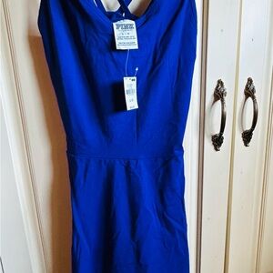 PINK Victoria's Secret Royal Blue Strappy Top